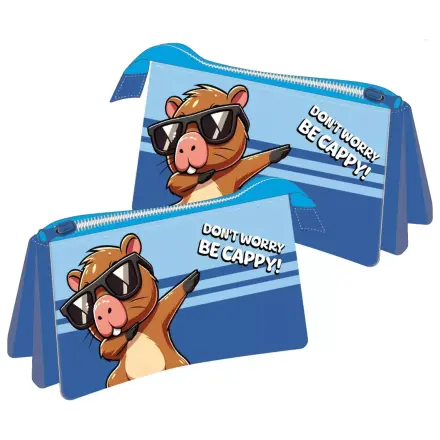 Capybara Be Cappy 3-Compartment Pencil Case 22 cm product photo
