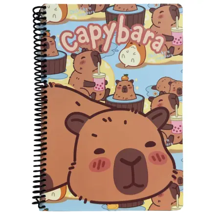 Capybara Chill B/5 Lined Spiral Notebook 70 Sheets product photo