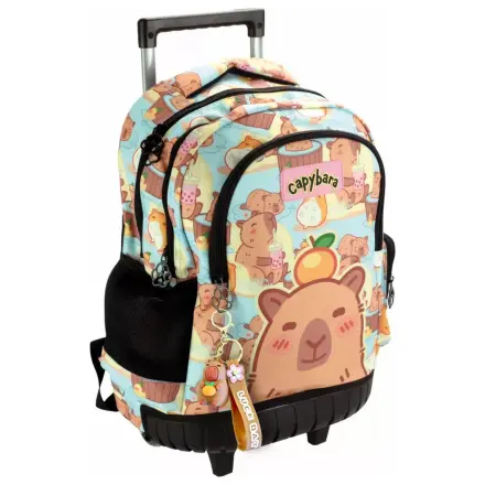 Capybara Chill premium rolling school bag, bag 42 cm product photo
