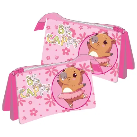 Capybara Dancing 3 Compartment Pencil Case 22 cm product photo