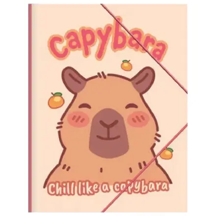 Capybara Happy Life A/4 Elastic Folder product photo