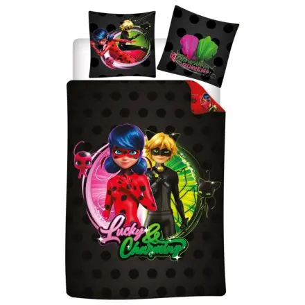 Miraculous Ladybug and Cat Noir Adventures Lucky Duvet Cover product photo
