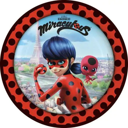 Miraculous Ladybug and Cat Noir Adventures Paper Plates 8-pack 23 cm product photo