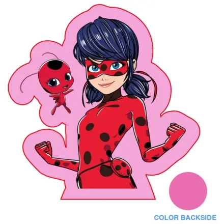 Miraculous: Tales of Ladybug & Cat Noir Pink Shaped Cushion, Decorative Pillow product photo