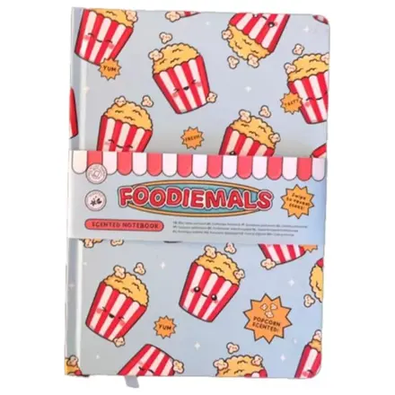 Kawaii Popcorn Premium Scented Notebook product photo