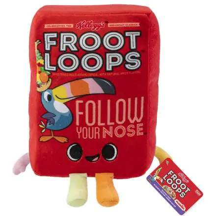 Kelloggs Froot Loops Cereal Box plush toy 17,5cm product photo