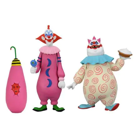 Killer Klowns from Outer Space Toony Terrors Action Figure 2-Pack Slim & Chubby 15 cm termékfotója