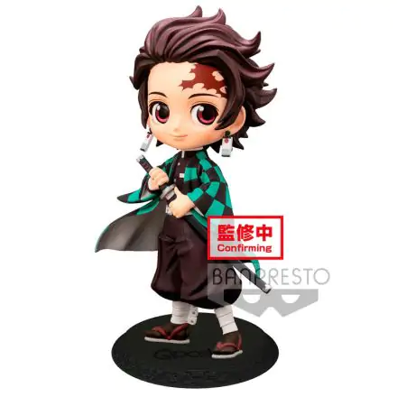 Demon Slayer Kimetsu No Yaiba Tanjiro Kamado Q Posket A figure 14cm product photo