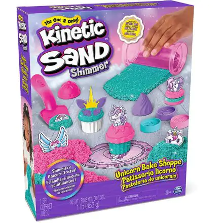Kinetic Sand Unicorn bake shop kit termékfotója