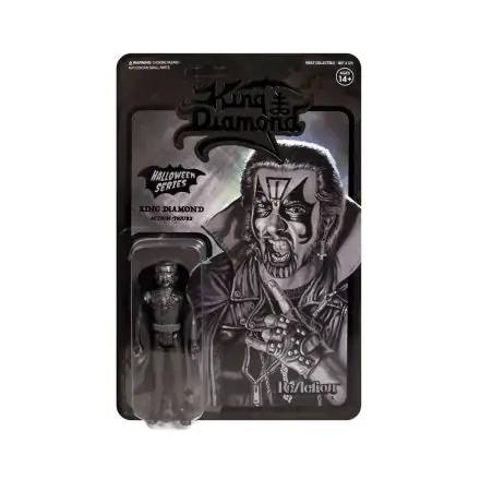 King Diamond ReAction Action Figure Black-On-Black Metal King Diamond 10 cm product photo
