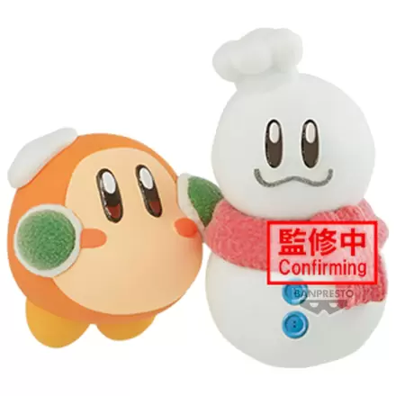 Kirby Play in the Snow Fluffy Puffy Mine Waddle Dee figure 6cm product photo