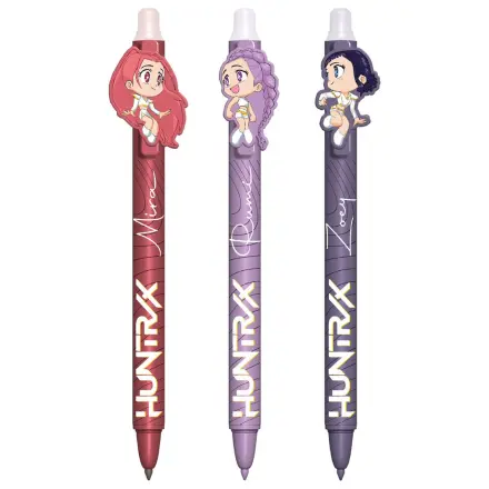 KPop Demon Hunters pack 3 erasable pens product photo