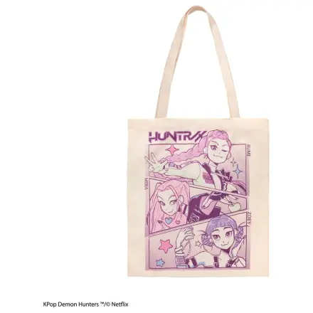 KPop Demon Hunters Tote Bag A battle for the fans product photo
