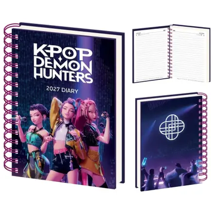 KPop Demon Hunters A5 Wiro Diary 2027 product photo