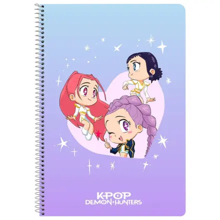 Kpop Demon Hunters Chibi A5 notebook product photo