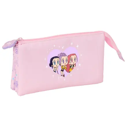 Kpop Demon Hunters Chibi triple pencil case product photo