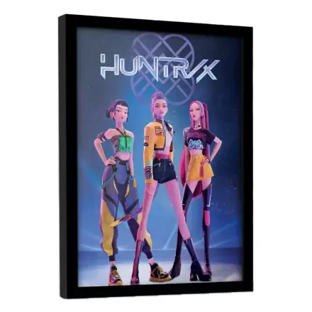 KPop Demon Hunters Collector Print Framed Poster Huntrix product photo