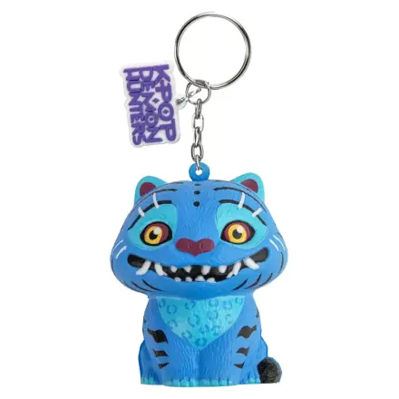 KPop Demon Hunters Squishy Keychain Derpy Tiger product photo