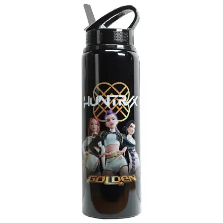 KPop Demon Hunters Flip Top Water Bottle Golden product photo
