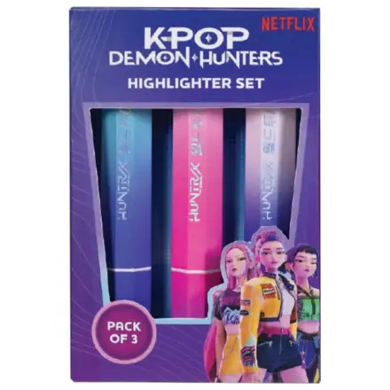 KPop Demon Hunters Highlighters 3-Pack Huntr/x product photo