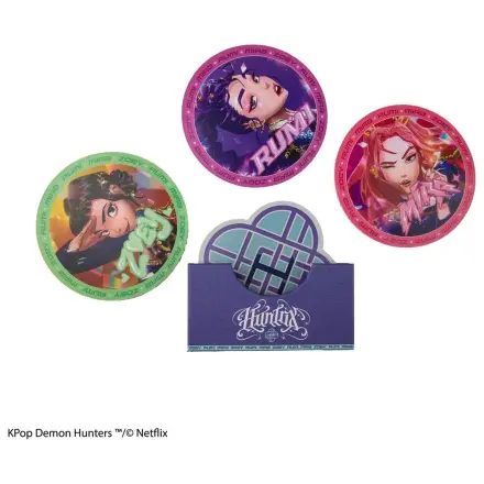 KPop Demon Hunters Set of 4 Coasters HUNTR/X product photo
