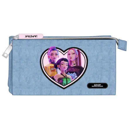 Kpop Demon Hunters Huntrix triple pencil case product photo