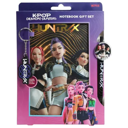 KPop Demon Hunters Notebook Gift Set Golden product photo