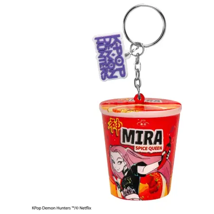 KPop Demon Hunters Squishy Keychain Mira Spice Queen Noodles product photo