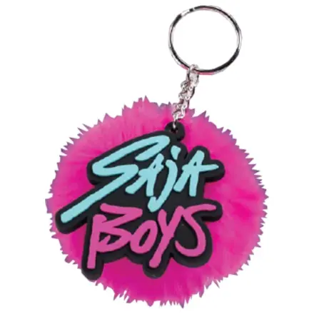 KPop Demon Hunters Pom Pom Keychain Saja Boys product photo