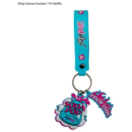 KPop Demon Hunters Wristlet Keychain Soda Pop product photo