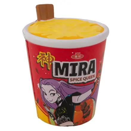 KPop Demon Hunters Squishy Anti Stress Figure Mira Spice Queen Noodles product photo