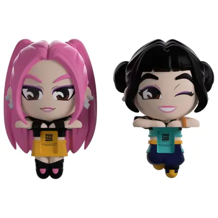 KPop Demon Hunters Vinyl Figures Mira & Zoey Monitor Buddiez 6 cm product photo