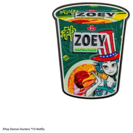KPop Demon Hunters Pin Zoey Hamburger Noodles product photo