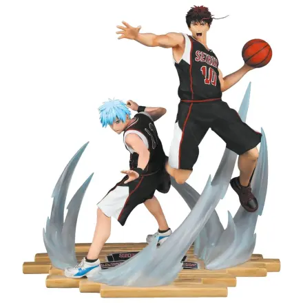 Kuroko's Basket Resin Statue 1/6 Tetsuya Kuroko & Taiga Kagami Black Jersey Edition 41 cm product photo
