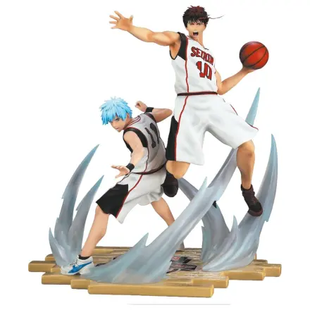 Kuroko's Basket Resin Statue 1/6 Tetsuya Kuroko & Taiga Kagami White Jersey Edition 41 cm product photo
