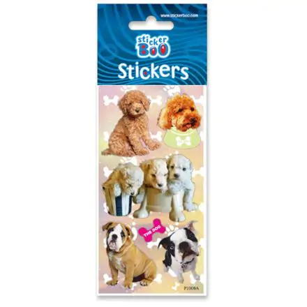 Dog Sticker with Silver Embellishment product photo