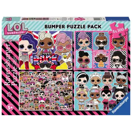L.O.L surprise puzzle 4x100pzs product photo