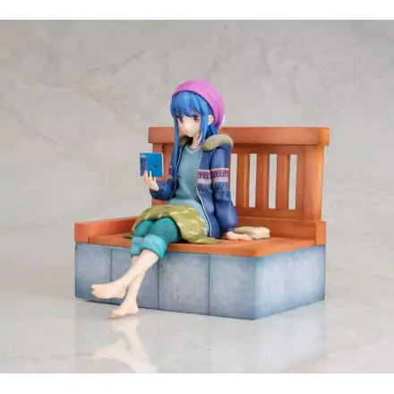 Laid-Back Camp PVC Statue 1/7 Rin Shima Footbath Ver. 17 cm product photo