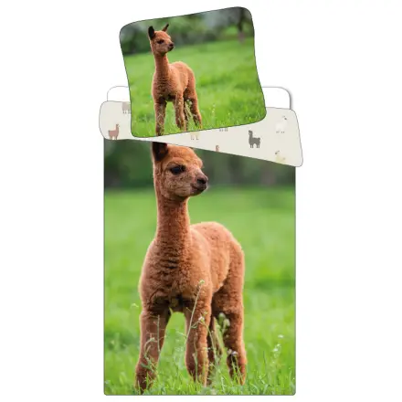 Llama Field children's, preschool duvet cover product photo
