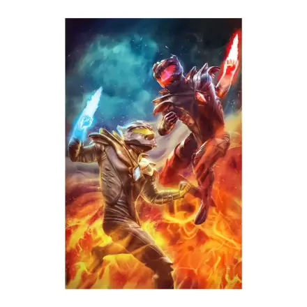 Legend of the White Dragon Art Print White Dragon vs Dragon Prime 41 x 61 cm - unframed product photo