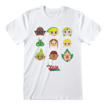 Legend of Zelda Wind Waker Faces t-shirt termékfotója