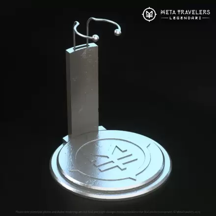 Legendari Action Figure Stand with MetaTravelers Logo termékfotója