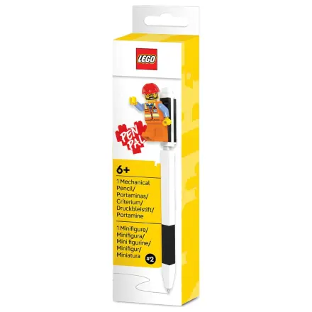 Lego black mechanical pencil with minifigure product photo