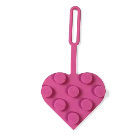 LEGO Minifigures Luggage tag Heart Rosa 10 cm   product photo