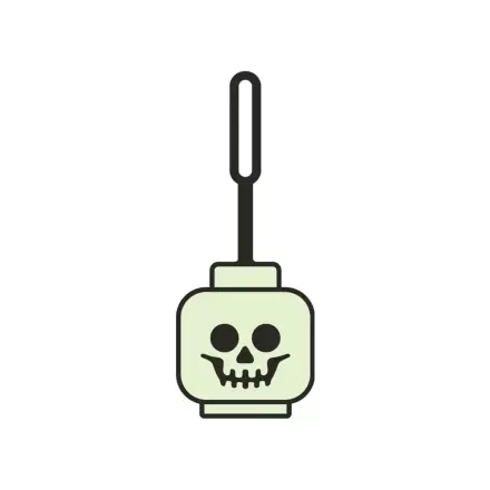 LEGO Minifigures Luggage tag Skeleton head Glow in the Dark 10 cm termékfotója