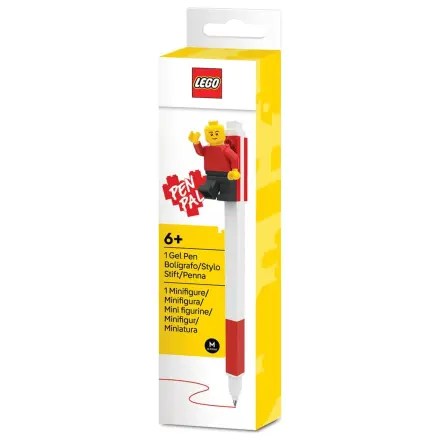 Lego red gel pen with minifigure product photo