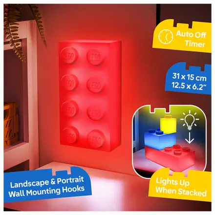LEGO Red Brick 4x2 Light 31x15cm product photo