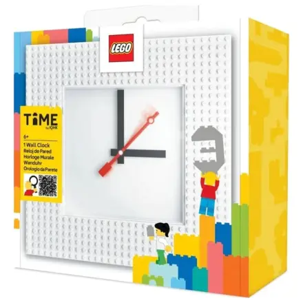 Lego Wall Clock Time by IQHK White product photo