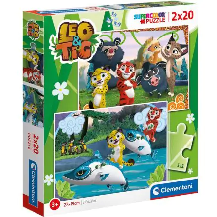 Leo and Tig puzzle 2x20pcs product photo