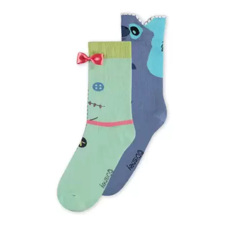 Lilo & Stitch Socks 2-Pack Doll 35-38 termékfotója